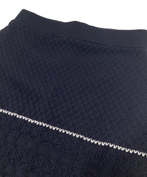 Snidel（スナイデル）Snidel (スナイデル) クロシェニットセットアップ　SWNO251144 ネイビー サイズ:Fの古着・服飾アイテム
