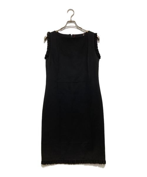 GUCCI（グッチ）GUCCI (グッチ) ノースリーブワンピース ブラック サイズ:42の古着・服飾アイテム
