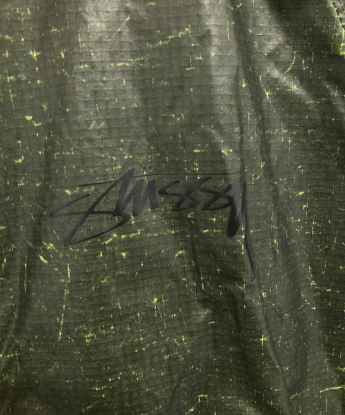 stussy（ステューシー）stussy (ステューシー) Beach Shell Cracked Ripstop　ビーチシェルクラックドジャケット グリーン サイズ:Mの古着・服飾アイテム