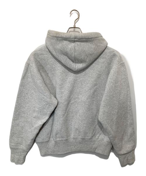 cease（シーズ）cease (シーズ) 後付けパーカー グレー サイズ:Mの古着・服飾アイテム