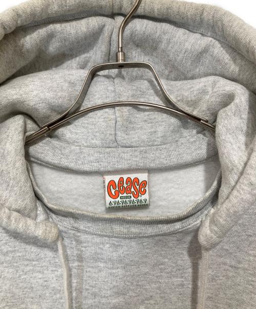 cease（シーズ）cease (シーズ) 後付けパーカー グレー サイズ:Mの古着・服飾アイテム