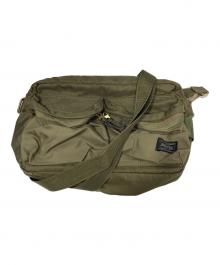 PORTER（ポーター）の古着「SHOULDER BAG(S) ショルダーバッグ　855-05457」｜カーキ