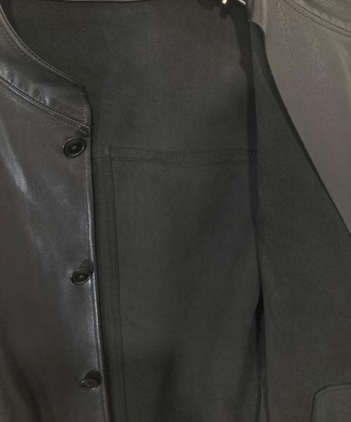 COMOLI（コモリ）COMOLI (コモリ) シープスキンライダージャケット　S03-04002 ブラック サイズ:3の古着・服飾アイテム
