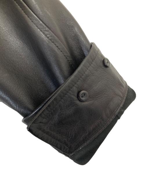 COMOLI（コモリ）COMOLI (コモリ) シープスキンライダージャケット　S03-04002 ブラック サイズ:3の古着・服飾アイテム