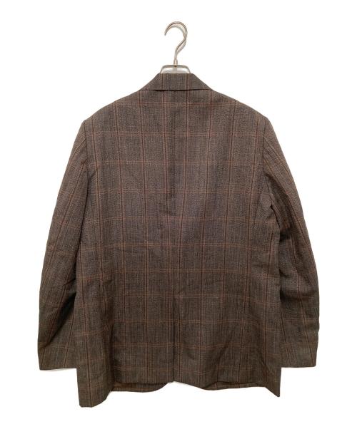 AURALEE（オーラリー）AURALEE (オーラリー) BLUEFACED WOOL CHECK JACKET　ブルーフェイストウールチェックジャケット ブラウン サイズ:4の古着・服飾アイテム