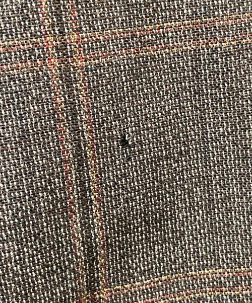 AURALEE（オーラリー）AURALEE (オーラリー) BLUEFACED WOOL CHECK JACKET　ブルーフェイストウールチェックジャケット ブラウン サイズ:4の古着・服飾アイテム