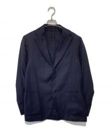 LARDINI（ラルディーニ）の古着「ビジネスカジュアルブレザー　JS0526AQ」｜ネイビー