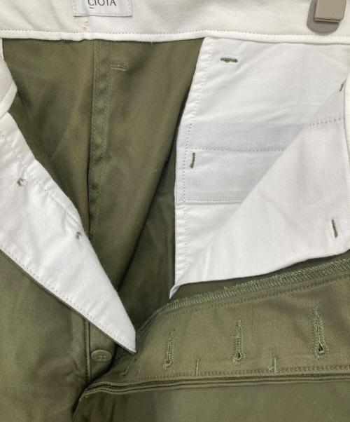 CIOTA（シオタ）CIOTA (シオタ) コットンモールスキンチノ パンツ EDIFICE 別注　	PTLME-102M オリーブ サイズ:5の古着・服飾アイテム