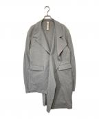 GROUND Yグラウンドワイ）の古着「Asymmetrical Jacket　アシンメトリカルジャケット　GW-J01-011」｜グレー