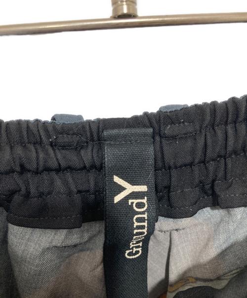 GROUND Y（グラウンドワイ）GROUND Y (グラウンドワイ) EVANGELION (エヴァンゲリオン) 零号機 サルエルパンツ　GU-P30-101 ブラック サイズ:3の古着・服飾アイテム