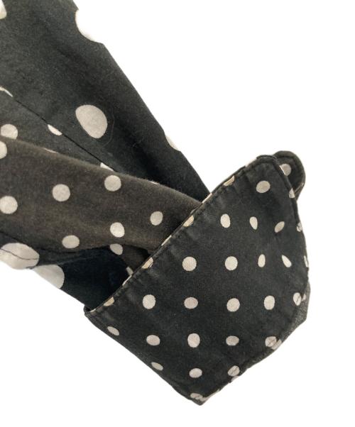 Y's（ワイズ）Y's (ワイズ) ドットラップシャツワンピース　YE-B40-028 ブラック サイズ:2の古着・服飾アイテム