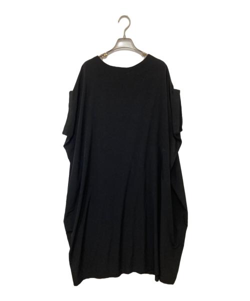 Y's（ワイズ）Y's (ワイズ) 半袖ワンピース　YX-D02-500 ブラック サイズ:2の古着・服飾アイテム