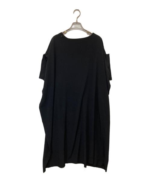 Y's（ワイズ）Y's (ワイズ) 半袖ワンピース　YX-D02-500 ブラック サイズ:2の古着・服飾アイテム
