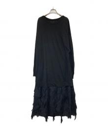 Y's（ワイズ）の古着「レイヤードヤンピース　YX-D07-816」｜ブラック