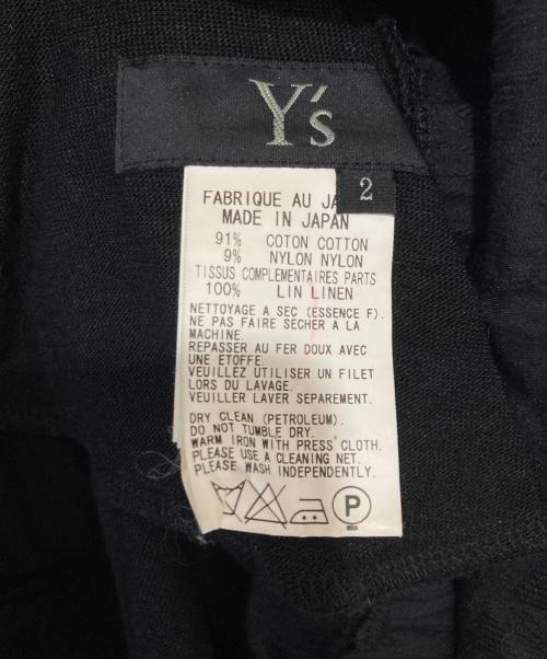 Y's（ワイズ）Y's (ワイズ) レイヤードヤンピース　YX-D07-816 ブラック サイズ:2の古着・服飾アイテム