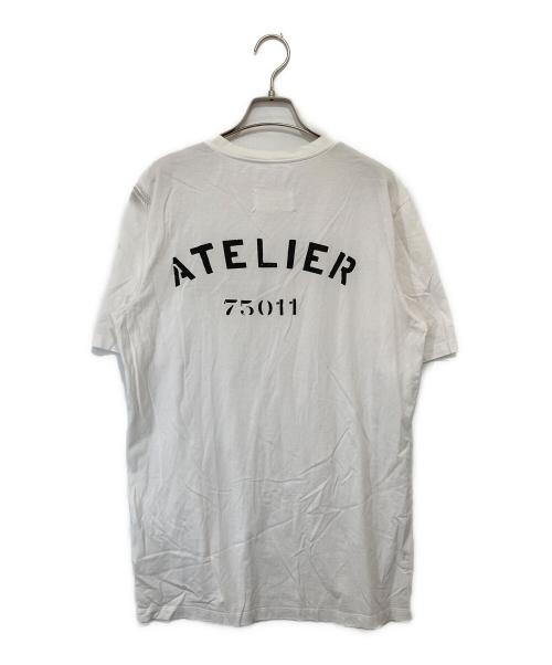 Maison Margiela（メゾンマルジェラ）Maison Margiela (メゾンマルジェラ) ATELIER TSHIRT　アトリエティーシャツ　S30GC0639 ホワイト サイズ:50の古着・服飾アイテム