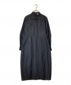 CLANEクラネ）の古着「FLUFFY SHEER SHAPE ONEPIECE」｜ブラック