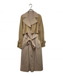 Snidel（スナイデル）の古着「Sustainaレイヤードグロストレンチ　SWFC251081」｜ベージュ