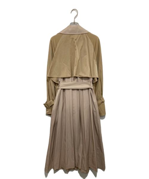 Snidel（スナイデル）Snidel (スナイデル) Sustainaレイヤードグロストレンチ　SWFC251081 ベージュ サイズ:Fの古着・服飾アイテム