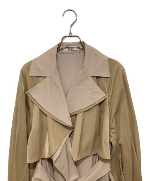 Snidel（スナイデル）Snidel (スナイデル) Sustainaレイヤードグロストレンチ　SWFC251081 ベージュ サイズ:Fの古着・服飾アイテム