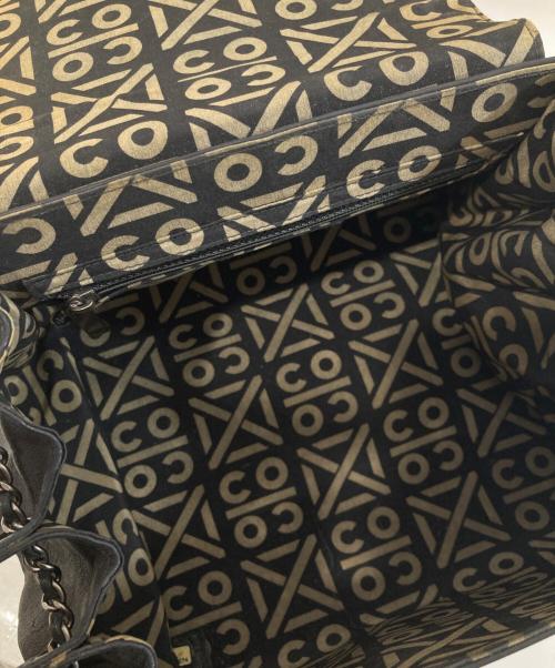 CHANEL（シャネル）CHANEL (シャネル) チョコバー 2.55 チェーンショルダーバッグ ブラックの古着・服飾アイテム