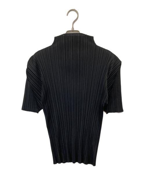 PLEATS PLEASE（プリーツプリーズ）PLEATS PLEASE (プリーツプリーズ) プリーツカットソー　PP105-JK007 ブラック サイズ:3の古着・服飾アイテム