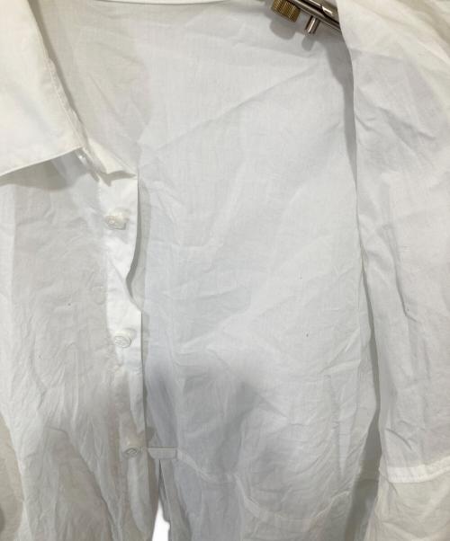 Y's（ワイズ）Y's (ワイズ) COTTON FRONT PLUSH POCKET BLOUS コットンフロントプラッシュポケットブラウス ホワイト サイズ:1の古着・服飾アイテム
