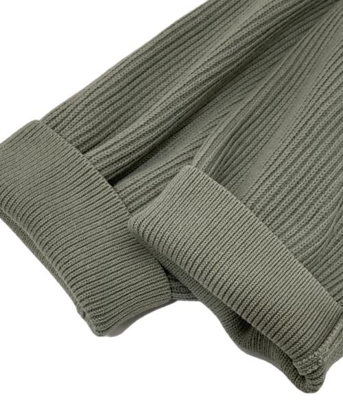 AURALEE（オーラリー）AURALEE (オーラリー) 19SS HARDTWIST-COTTON-RIB-KNIT（ハードツイストコットンリブニット）　A9SP02TR ライトグリーン サイズ:3の古着・服飾アイテム