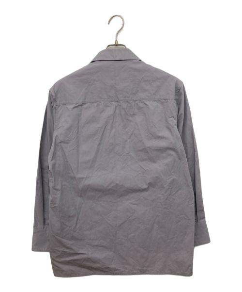 JIL SANDER（ジルサンダー）JIL SANDER (ジルサンダー) 23AW POINTED COLLOR SHIRT POWDER BLUE（ポインテッドカラーシャツ）　J22DL0164 グレー サイズ:39の古着・服飾アイテム