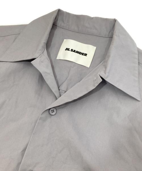 JIL SANDER（ジルサンダー）JIL SANDER (ジルサンダー) 23AW POINTED COLLOR SHIRT POWDER BLUE（ポインテッドカラーシャツ）　J22DL0164 グレー サイズ:39の古着・服飾アイテム