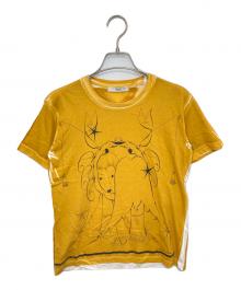 PRADA（プラダ）の古着「09SS Zodiac Print Short Sleeve Tee（ゾディアック プリント Tシャツ）C1696 00009」｜イエロー