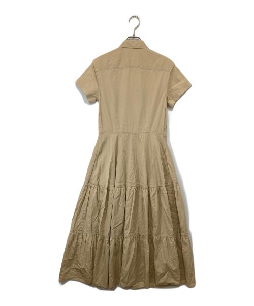 POLO RALPH LAUREN（ポロ・ラルフローレン）POLO RALPH LAUREN (ポロ・ラルフローレン) ティアードシャツコットンドレス ベージュ サイズ:2の古着・服飾アイテム