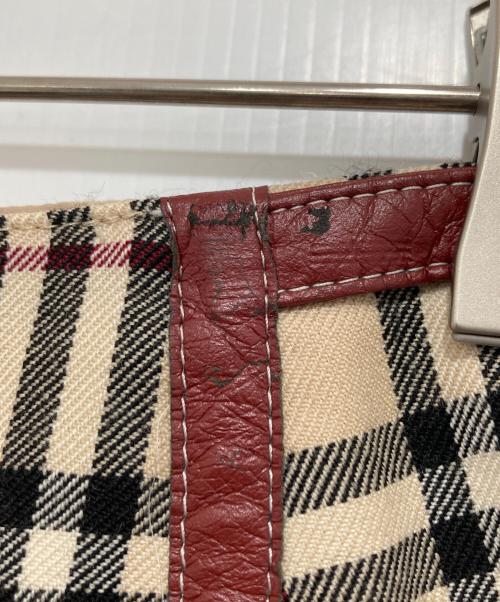 BURBERRY BLUE LABEL（バーバリー ブルー レーベル）BURBERRY BLUE LABEL (バーバリー ブルー レーベル) ノバチェック柄ミニスカート ベージュ サイズ:36の古着・服飾アイテム