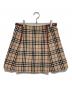 BURBERRY BLUE LABEL (バーバリー ブルー レーベル) ノバチェック柄ミニスカート ベージュ サイズ:36：8000円