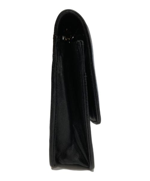 CHANEL（シャネル）CHANEL (シャネル) キャビアスキン  チェーンショルダーウォレット ブラックの古着・服飾アイテム