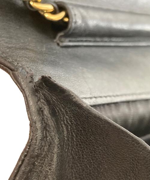 CHANEL（シャネル）CHANEL (シャネル) キャビアスキン  チェーンショルダーウォレット ブラックの古着・服飾アイテム