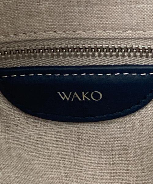 WAKO（ワコー）WAKO (ワコー) MANACO ムーンサック　0520070065 ネイビーの古着・服飾アイテム