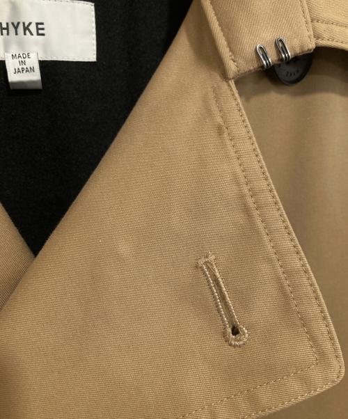 HYKE（ハイク）HYKE (ハイク) ライナー付きトレンチコート ベージュ サイズ:Sの古着・服飾アイテム