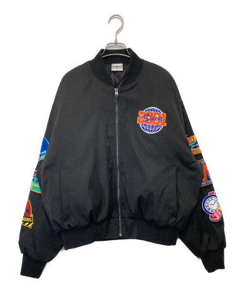 UNIVERSAL STUDIOS JAPAN（ユニバーサルスタジオジャパン）UNIVERSAL STUDIOS JAPAN (ユニバーサルスタジオジャパン) 25周年 刺繍スタジャン ブラック サイズ:Lの古着・服飾アイテム