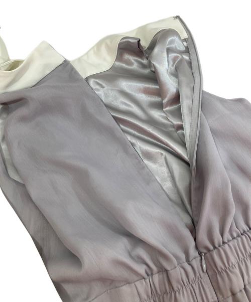 JILL BY JILLSTUART（ジル バイ ジルスチュアート）JILL BY JILLSTUART (ジル バイ ジルスチュアート) ホルターネックティアードワンピース グレー サイズ:FREEの古着・服飾アイテム