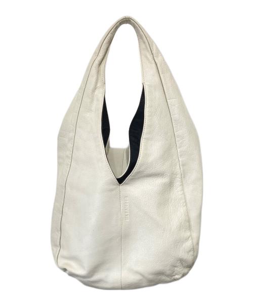 JIL SANDER（ジルサンダー）JIL SANDER (ジルサンダー) 00s アーカイブ / archive　レザーワンショルダーバッグ ホワイトの古着・服飾アイテム