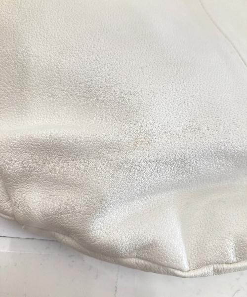 JIL SANDER（ジルサンダー）JIL SANDER (ジルサンダー) 00s アーカイブ / archive　レザーワンショルダーバッグ ホワイトの古着・服飾アイテム