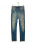 RAF BY RAF SIMONS（ラフバイ ラフシモンズ）の古着「Distressed Jeans ディストレスドジーンズ J020 D204」｜ブルー