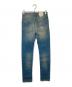 RAF BY RAF SIMONS (ラフバイ ラフシモンズ) Distressed Jeans ディストレスドジーンズ J020 D204 ブルー サイズ:W29：10000円