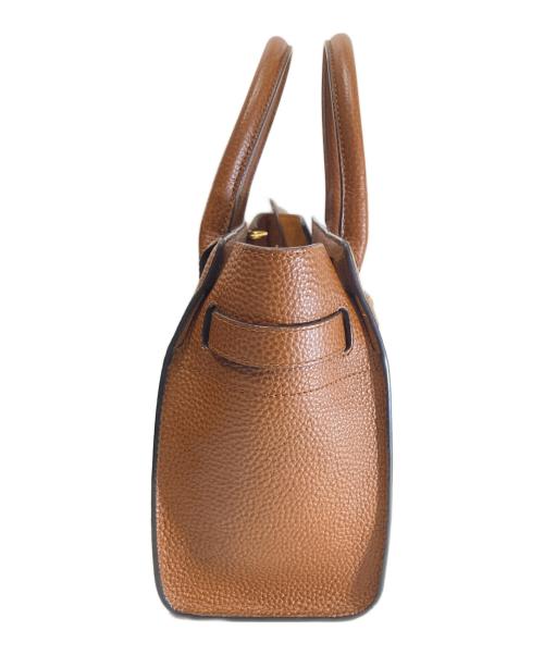 MULBERRY（マルベリー）MULBERRY (マルベリー) ミニ ジップド ベイズウォーター バッグ　HH8730 ブラウンの古着・服飾アイテム