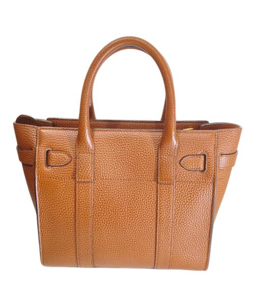 MULBERRY（マルベリー）MULBERRY (マルベリー) ミニ ジップド ベイズウォーター バッグ　HH8730 ブラウンの古着・服飾アイテム