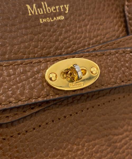 MULBERRY（マルベリー）MULBERRY (マルベリー) ミニ ジップド ベイズウォーター バッグ　HH8730 ブラウンの古着・服飾アイテム