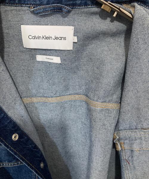 Calvin Klein Jeans（カルバンクラインジーンズ）Calvin Klein Jeans (カルバンクラインジーンズ) オーバーサイズデニムジャケット　ZM02610 インディゴ サイズ:Lの古着・服飾アイテム
