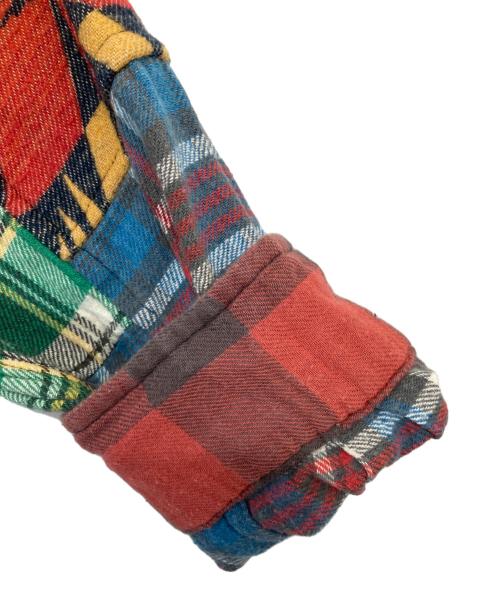 POLO RALPH LAUREN（ポロ・ラルフローレン）POLO RALPH LAUREN (ポロ・ラルフローレン) パッチワークシャツ マルチカラー サイズ:Mの古着・服飾アイテム