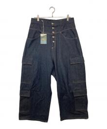 B.BALLSY（ボールジーブラザーズ）の古着「Assortment cargo denim pants アソートメントカーゴデニムパンツ　BS1046」｜インディゴ